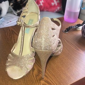 Betsey Johnson Sparkle Heels